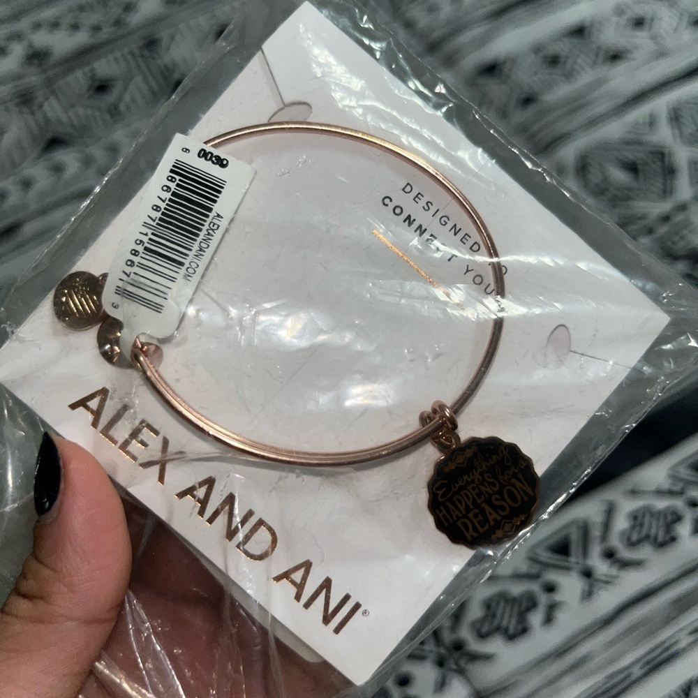 Rose gold Alex and Ani Bracelet
